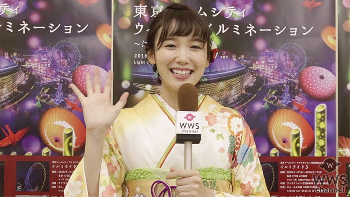 【動画】 着物姿の飯豊まりえにインタビュー！「ハリケンジャーに憧れてました」