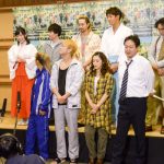 女優・前島亜美が舞台「あいあい傘」の公開ゲネプロ・囲み取材に登場！完璧すぎる挨拶に宅間孝行「パーフェクト！」