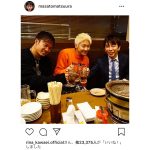 エイベックス・松浦社長、GENERATIONS・小森隼 、数原龍友との乾杯3ショット公開！「貴重な3ショット」「二人とも好きすぎて最&高」の声も！