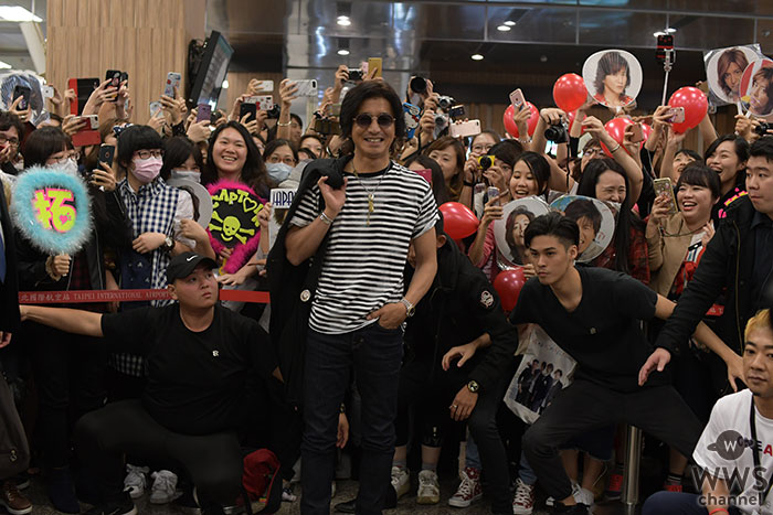 木村拓哉がASIA FASHION AWARD 2018の参加のため 台北松山空港に到着！＜ATC TAIWAN編集部＞