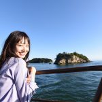 西川瑞希、『仙酔島』の“世界一の露天風呂”でエネルギーチャージ!