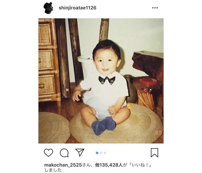 AAA・與真司郎が誕生日に幼少期の写真を公開！「愛おしすぎます」「可愛い末っ子王子でいてください」！！