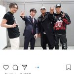 松浦社長が三代目JSB・登坂広臣との２ショット公開！「本当に最高でした」「叫びすぎて喉痛いです」などライブの感想も！
