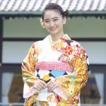 岡田結実が「オスカー晴れ着撮影会」に登場！「いろんなことがあったけど、楽しく1年を終われた」