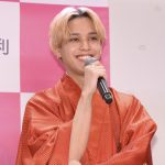 XOX （キスハグキス）バトシン、赤い振袖姿で「振袖TEENS」お披露目イベントに登場！