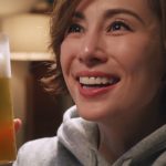 米倉涼子がアサヒビール新CM発表会に登場！女優生活20周年を祝い乾杯！！