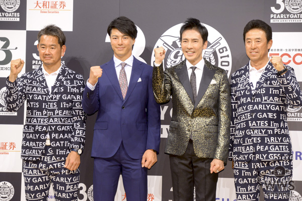 郷ひろみ、石川遼「フューチャーGOLFツアー2019」発表会に出席