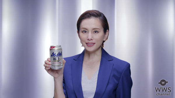 米倉涼子がアサヒビール新CM発表会に登場！女優生活20周年を祝い乾杯！！