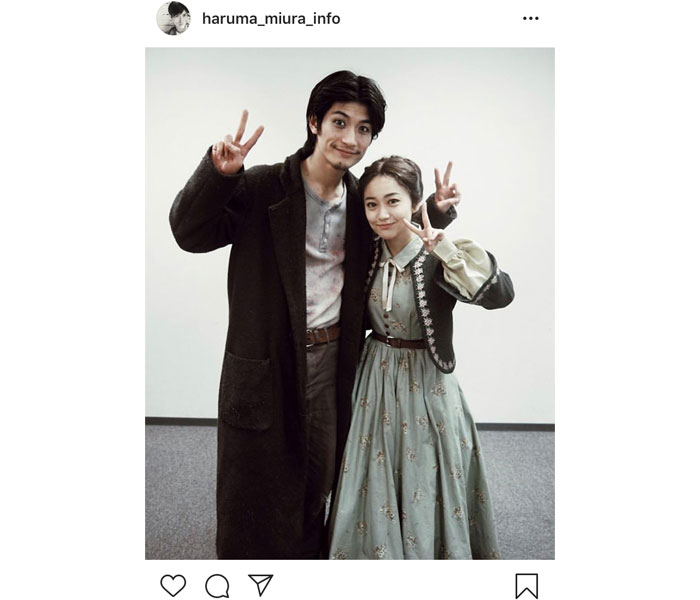 三浦春馬が大島優子と愛おしい2ショット公開！「春馬さんとの身長差がいい！」と歓喜の声！！