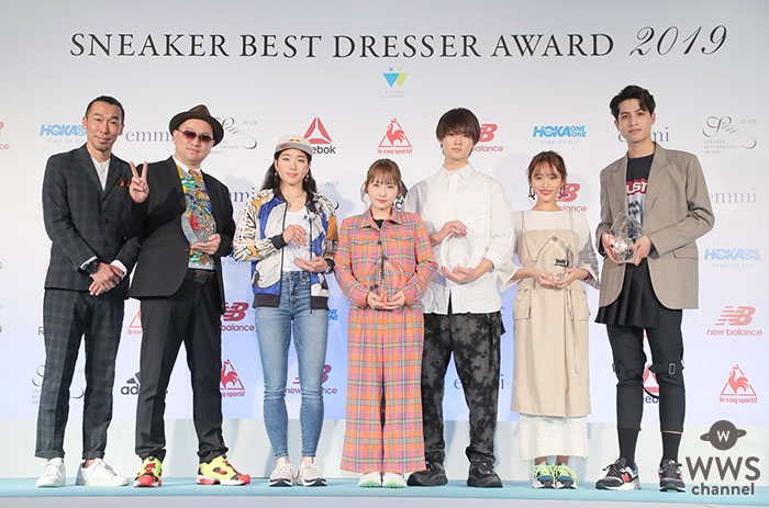 「スニーカーベストドレッサー賞 2019」授賞式に川栄李奈、佐野勇斗、野中生萌らが選出！
