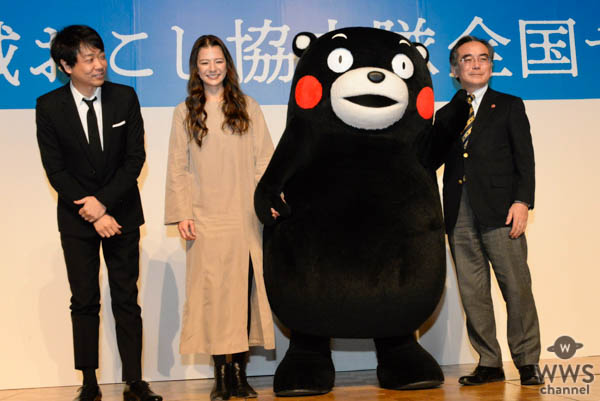 スザンヌ、親友くまモンと地域おこしイベントに登場！