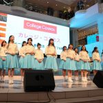 山木梨沙、自身2回目のデビューに感激！現役女子大生アイドル、カレッジ・コスモスが1stシングル発売記念ミニライブを実施！