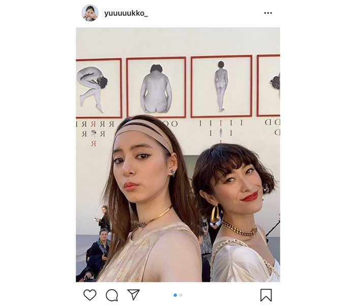 新木優子、山田優とディオールの秋冬コレクションに参加！「2人とも天使を超えた天使」と賞賛の声！