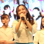 山木梨沙、自身2回目のデビューに感激!現役女子大生アイドル、カレッジ・コスモスが1stシングル発売記念ミニライブを実施!