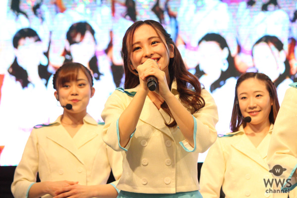 山木梨沙、自身2回目のデビューに感激！現役女子大生アイドル、カレッジ・コスモスが1stシングル発売記念ミニライブを実施！