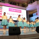 山木梨沙、自身2回目のデビューに感激！現役女子大生アイドル、カレッジ・コスモスが1stシングル発売記念ミニライブを実施！