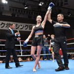 セブンティーンモデル・高橋アリスがキックボクシングプロデビュー戦で最年少優勝！