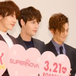 SUPERNOVA・ユナク、エア壁ドン披露に照れ「カッコつけて帰ろうと思ってたのに」！『L♡DK』舞台挨拶に登場！