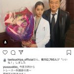 新木優子、共演の船越英一郎との2ショット公開！平成最後の月9出演に「きちんと努め上げ立派」と称賛の声！