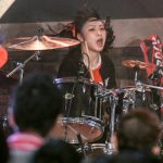 ガールズロックバンド革命がCALDERA SONIC(カルデラソニック)のステージに登場！力強いサウンドで魅了！！