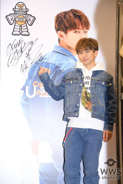 三代目JSB NAOTO、ジーユーとのコラボ商品発表会に登場！