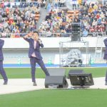 稲垣、香取、草彅ら「新しい地図」、パラ駅伝閉会式で17,500人を前にスペシャルライブ開催！