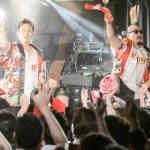 TRUMPがCALDERA SONIC(カルデラソニック)のオープニングアクトに登場！有名CMソング熱唱で会場を掻き立てる！