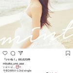 AAA・宇野実彩子が純白のウェディングドレス姿に！3rdシングル『mint』について「虹色な毎日を過ごしてほしい」