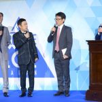 ナインティナイン、矢部浩之、岡村隆史が『PRODUCE 101 JAPAN』発表会見に登場！国民プロデューサー代表としての意気込みを語る！