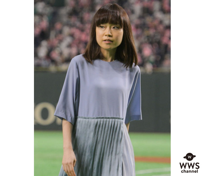 川嶋あい、東京ドーム開催の「タカガールデー」で国歌斉唱！