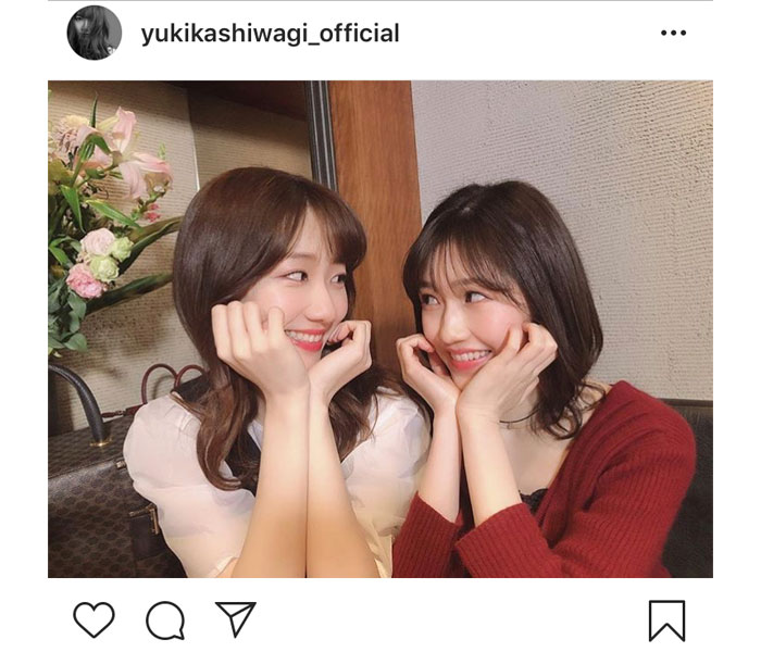 柏木由紀、渡辺麻友と「まゆゆきりん」神ショット公開！「最強のツーショット!!」「可愛さが底知れない」の声！