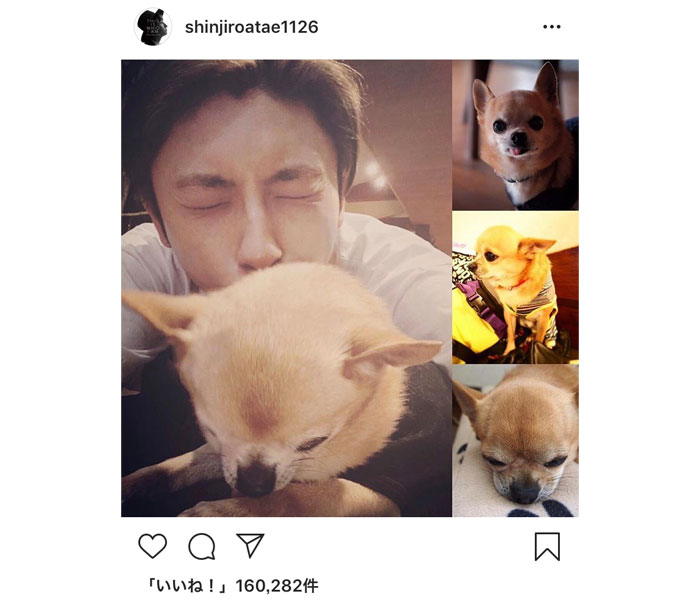 AAA・與真司郎、愛犬ライへの想いを綴る。「いつでも側にいてくれて、弟みたいな存在」