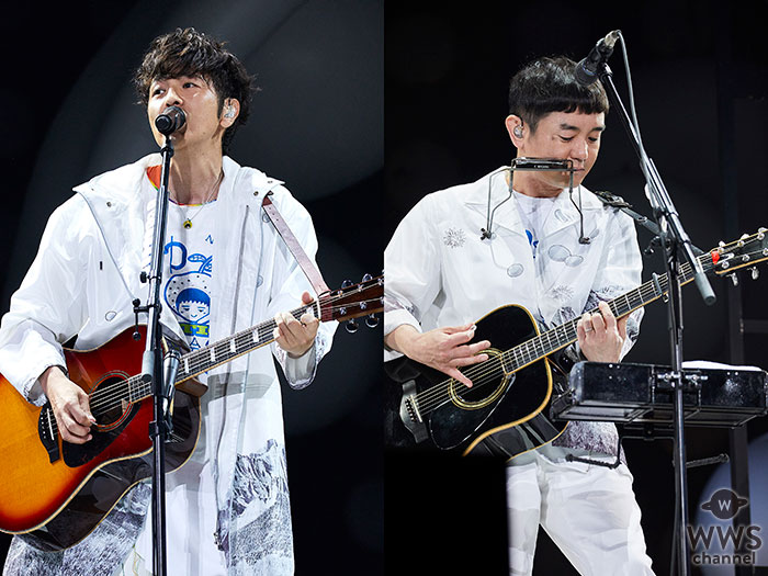 ゆず、30万人動員の“日本音楽史上初”弾き語りドームツアースタート！レーザーによる圧倒的演出で新曲『SEIMEI』初披露！