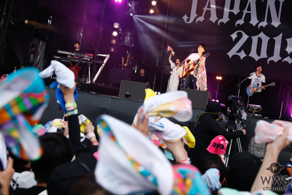 【ライブレポート】miwaが夕暮れのLOTUS STAGEに登場。バラードを封印し、とことんアゲアゲの曲で連休最終日を盛り上げる！＜JAPAN JAM 2019＞