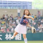 SKE48・惣田紗莉渚、3年ぶりの始球式でツーバン！「大暴投にならなくてよかった」