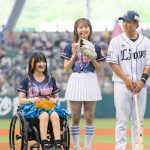 SKE48・惣田紗莉渚、3年ぶりの始球式でツーバン！「大暴投にならなくてよかった」