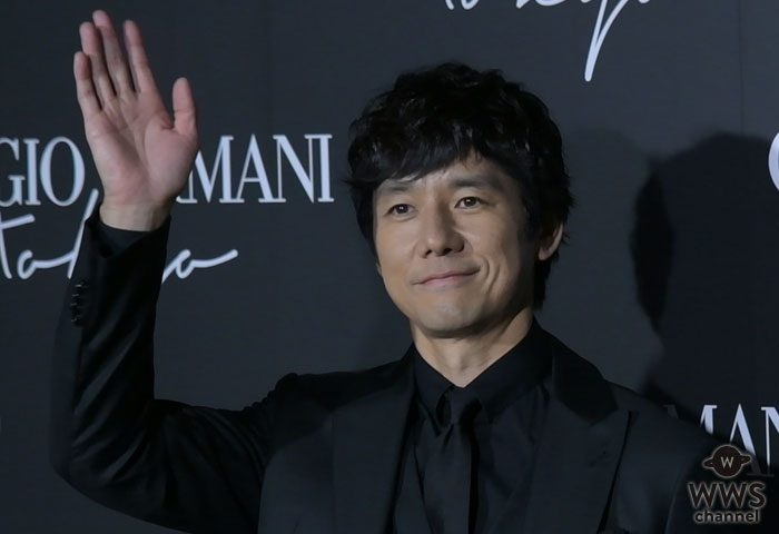 【動画】西島秀俊がブラックコーデでアルマーニファッショショーに来場！