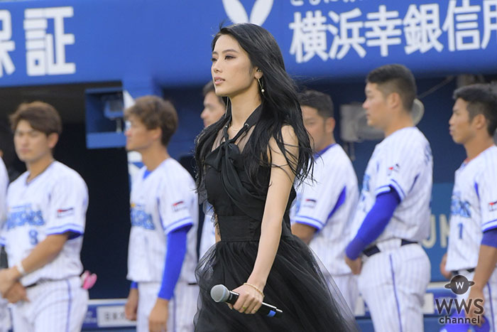 E-girls / Happiness・川本璃が国歌独唱で美声を届ける！