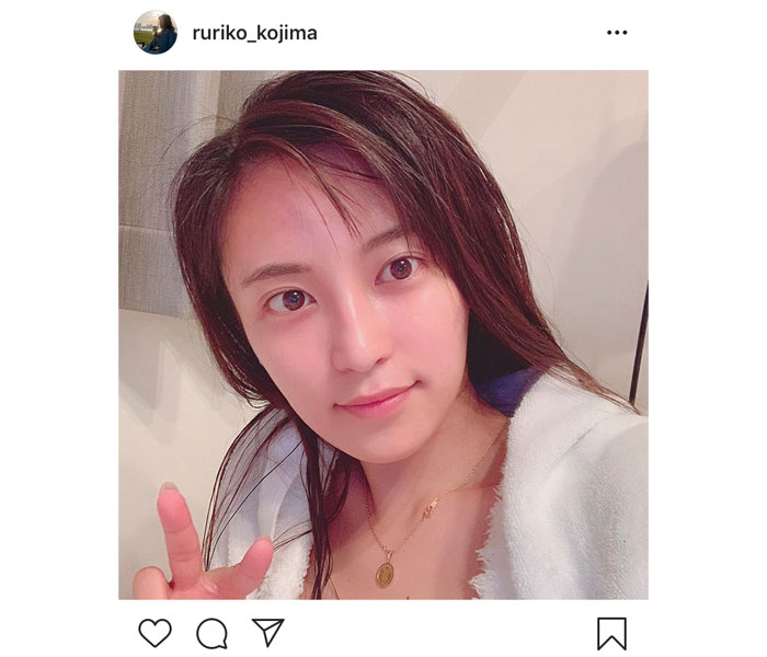 小島瑠璃子が“すっぴん”カット公開にファン歓喜！「クールビューティー！」「大人っぽくて可愛い」