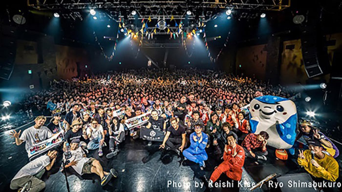ORANGE RANGE主催「テレビズナイト019」の当日のイベント模様を収めたアフタームービー公開！スペースシャワーTVにて特番の放送も決定！！