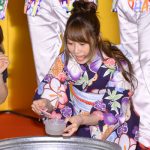 SKE48・高柳明音が浴衣姿で初めての金魚すくいにチャレンジ！『2019 大江戸温泉金魚物語』お披露目セレモニーに登場！