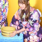 SKE48・高柳明音が浴衣姿で初めての金魚すくいにチャレンジ！『2019 大江戸温泉金魚物語』お披露目セレモニーに登場！