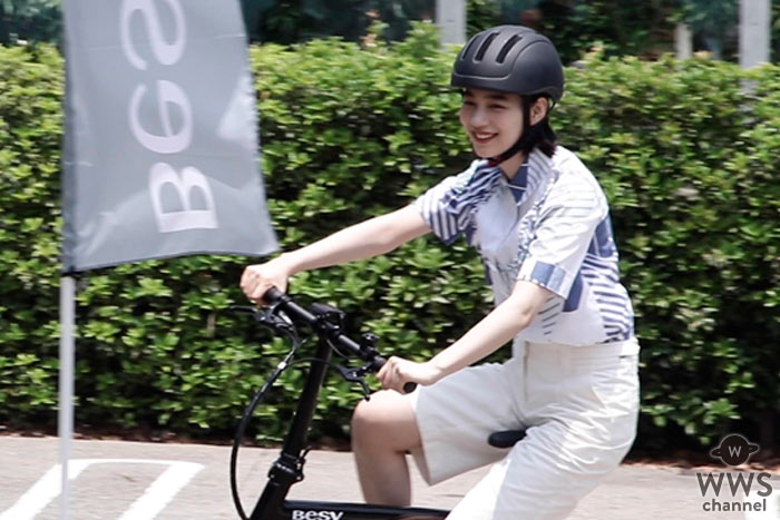 【動画】女優・のんが電動自転車で登場！「山頂まで行ってみたい」