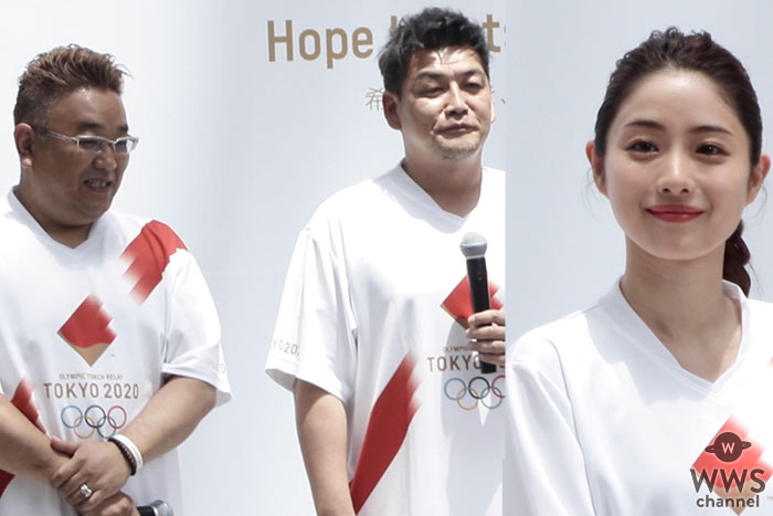 【動画】石原さとみ、サンドウィッチマンらが東京 2020聖火ランナーイベントに登場！