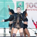 ラグビーワールドカップ 2019 開幕 100 日前キックオフイベントで倖田來未が HANAZONO 公式応援ソング「Eh Yo」を初披露！