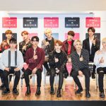 韓国出身13人組ボーイズグループSEVENTEEN、オープン前のHMV&BOOKS OKINAWAに来店！