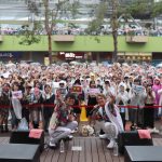 スカイピース、Sg「Ride or Die」、Al「BE BOY」のリリースイベントで3000人が大雨の中熱狂!!