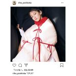 吉岡里穂の独特ファッションに「和モダンアート」「包まれてる、可愛いっ」