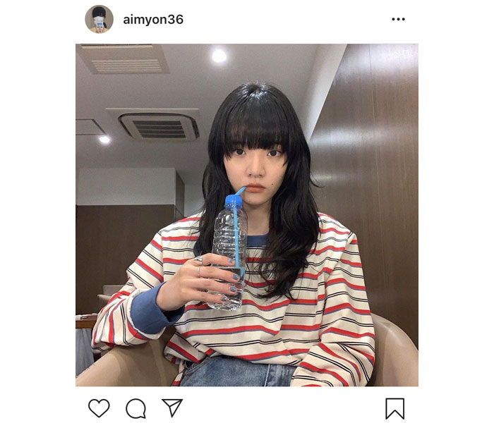 あいみょんの水飲み姿が可愛いと話題に！木村カエラも「かわゆす。お嬢。」