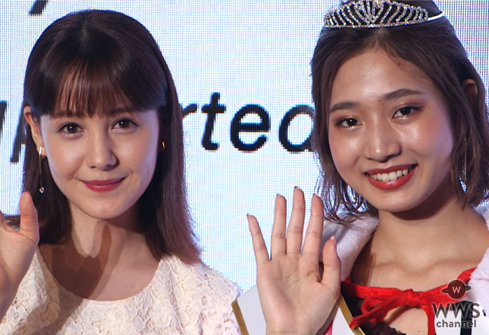 トリンドル玲奈がグランプリ受賞の宮野真菜にアドバイス！「夢を持つことが大事」＜シブスタ2019＞